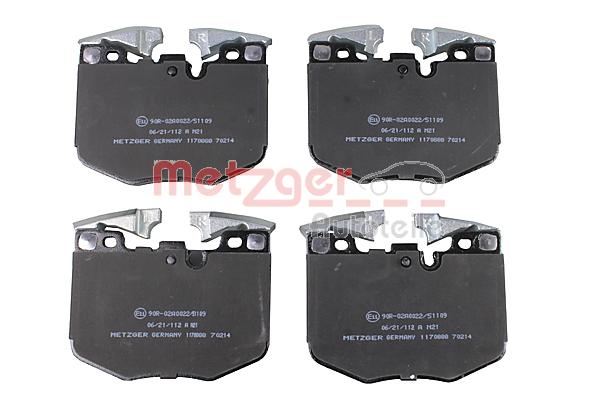 METZGER 1170888 GREENPARTS Bremsbelagsatz, Scheibenbremse